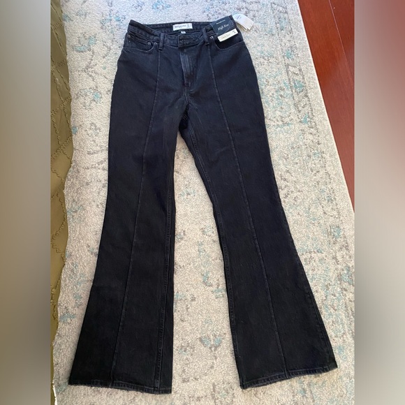 Abercrombie Curve Love Vintage High Rise Flare Jeans 29L - Picture 7 of 7